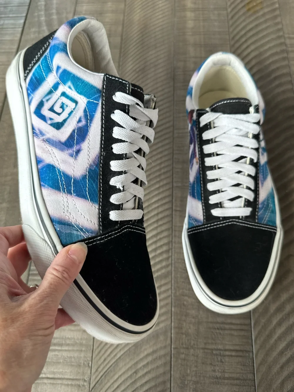 Old Skool Vans - Karl Jacobs x Journeys Dream SMP-Inspired Women’s 9.5/Men’s 8
